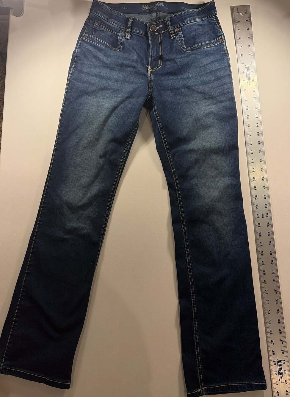 Wrangler Q-Baby Jeans Dark Wash Denim